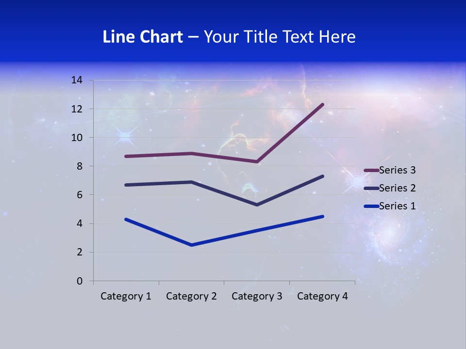 Celestial Glowing Starfield PowerPoint Template