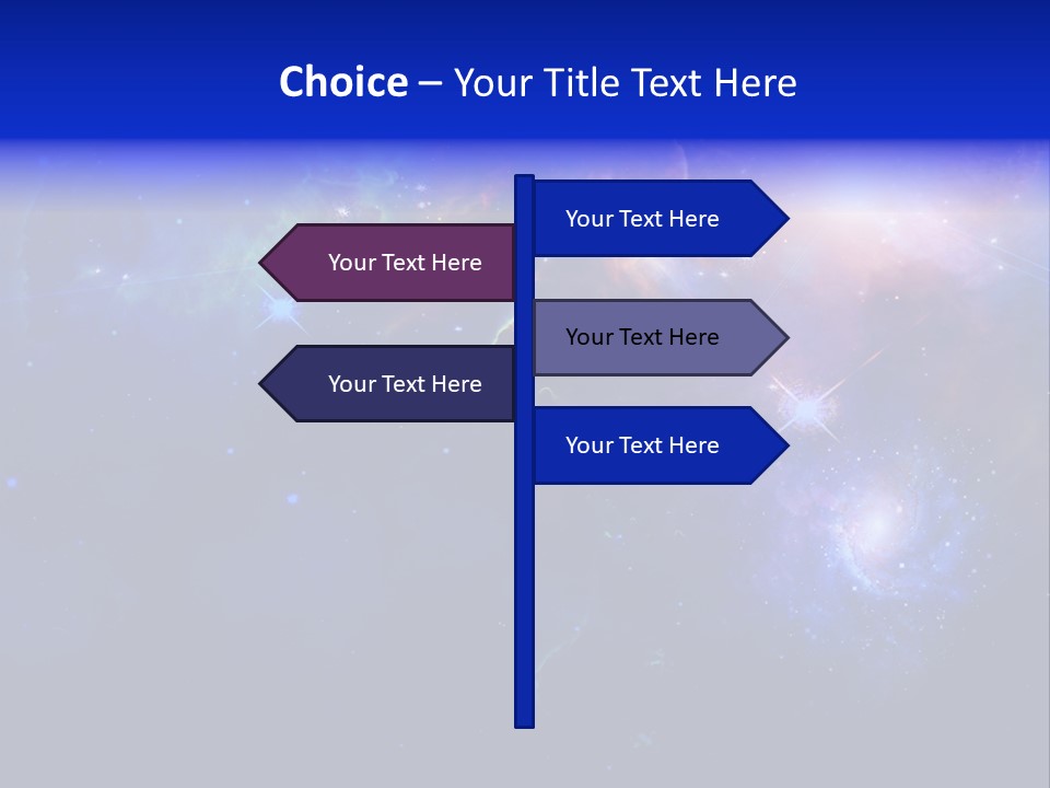 Celestial Glowing Starfield PowerPoint Template