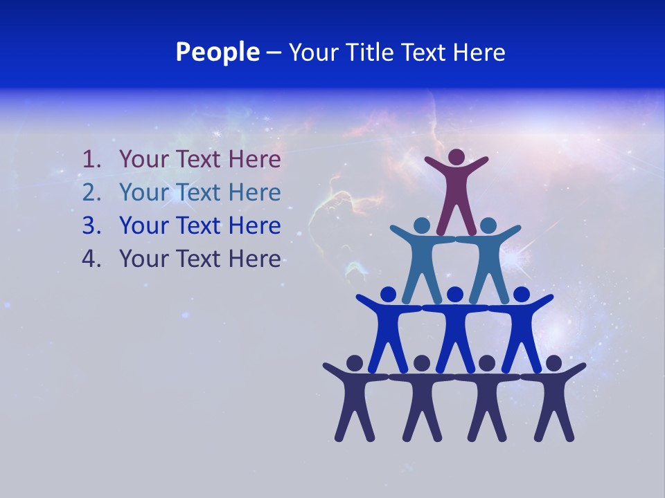 Celestial Glowing Starfield PowerPoint Template