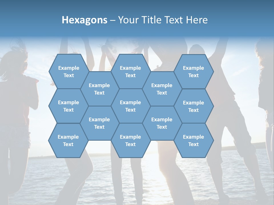 Happiness Beautiful Coast PowerPoint Template