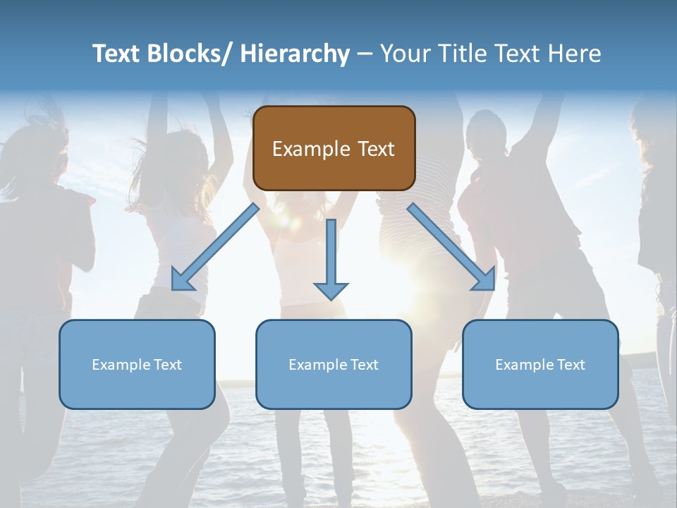 Happiness Beautiful Coast PowerPoint Template