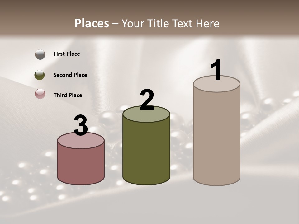 Waves Shine Bedding PowerPoint Template