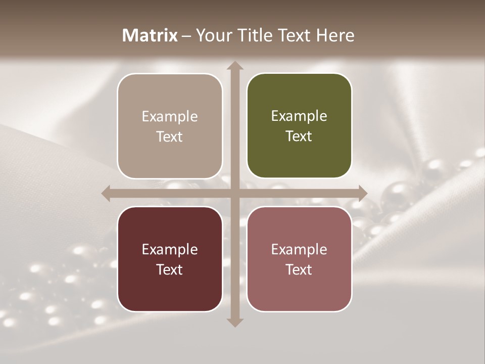 Waves Shine Bedding PowerPoint Template