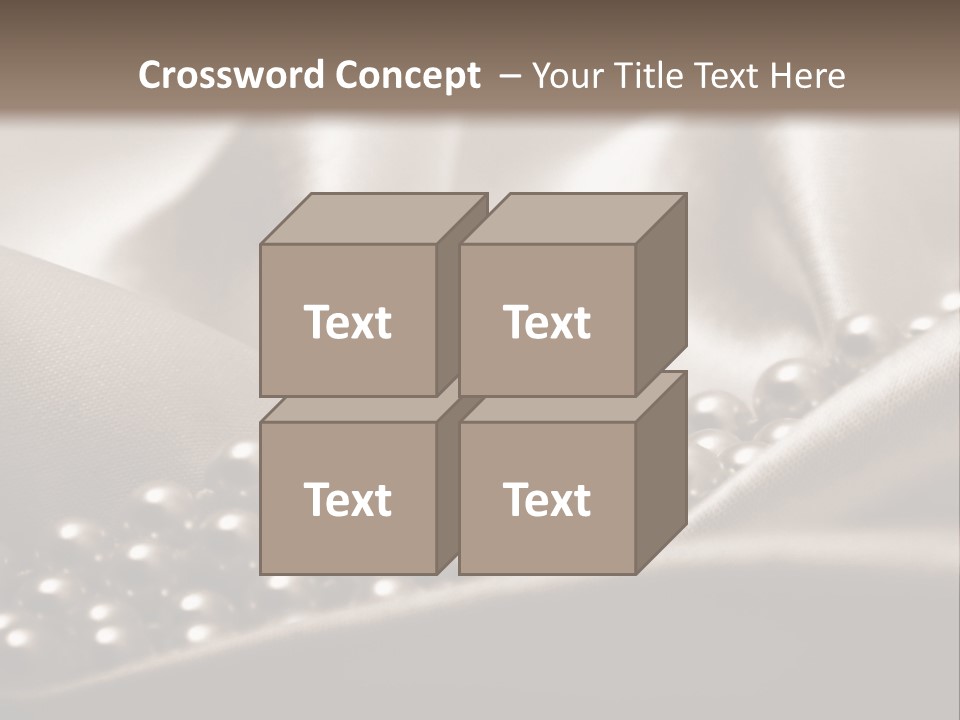 Waves Shine Bedding PowerPoint Template