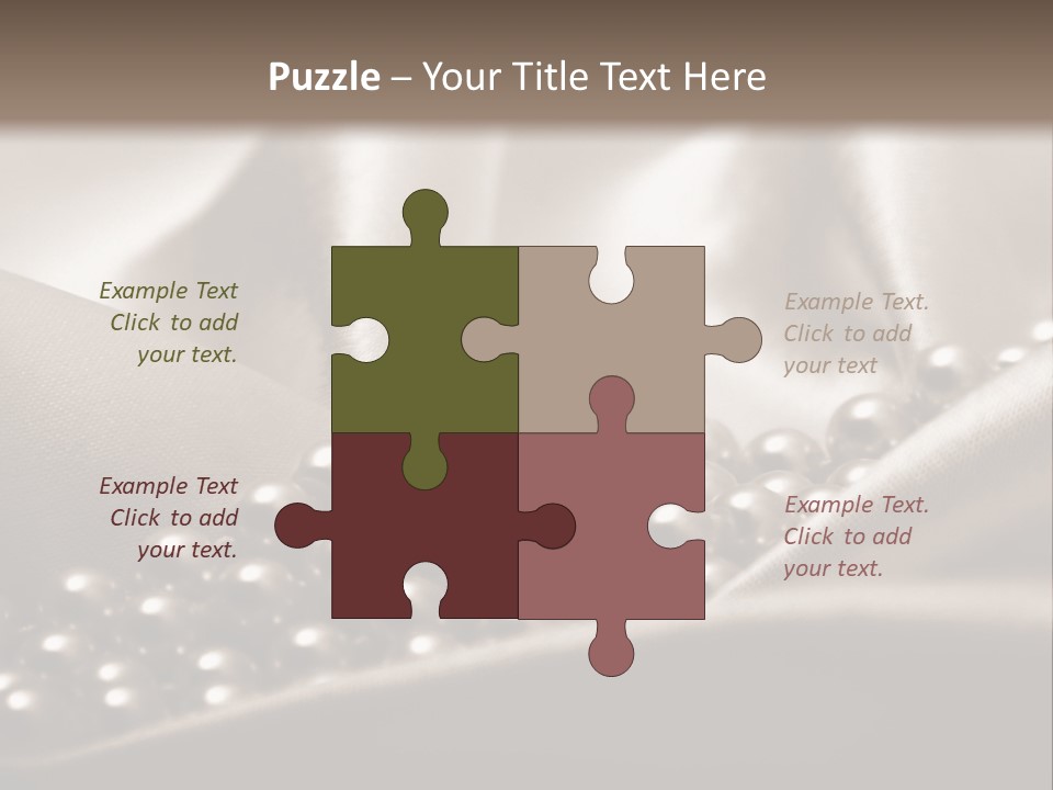 Waves Shine Bedding PowerPoint Template