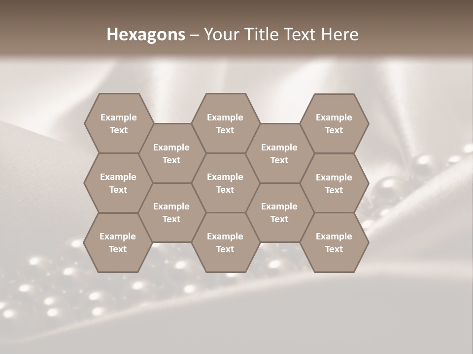 Waves Shine Bedding PowerPoint Template