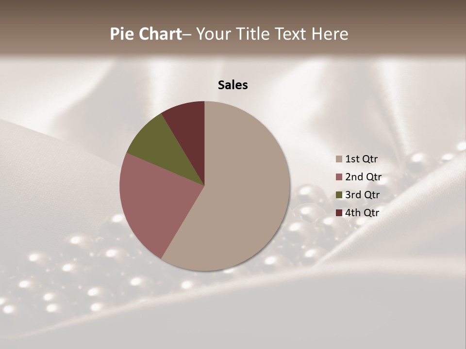Waves Shine Bedding PowerPoint Template