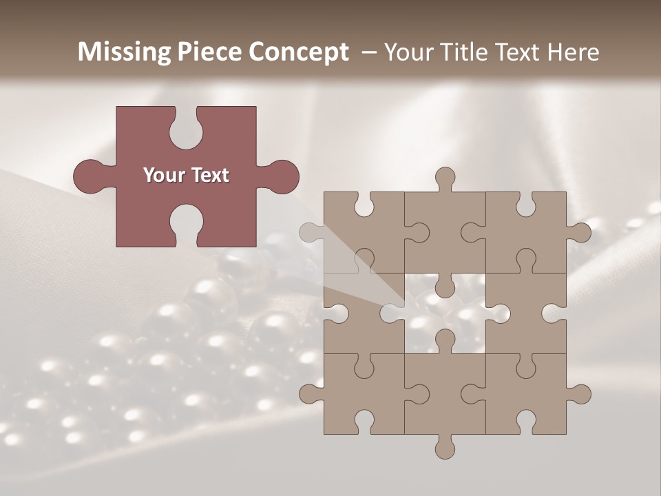 Waves Shine Bedding PowerPoint Template