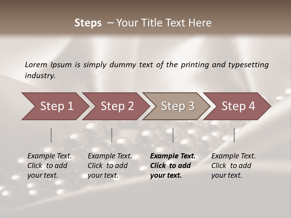 Waves Shine Bedding PowerPoint Template