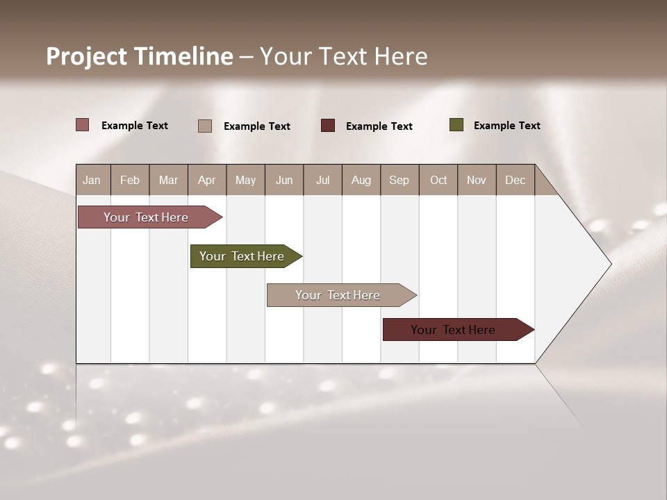 Waves Shine Bedding PowerPoint Template