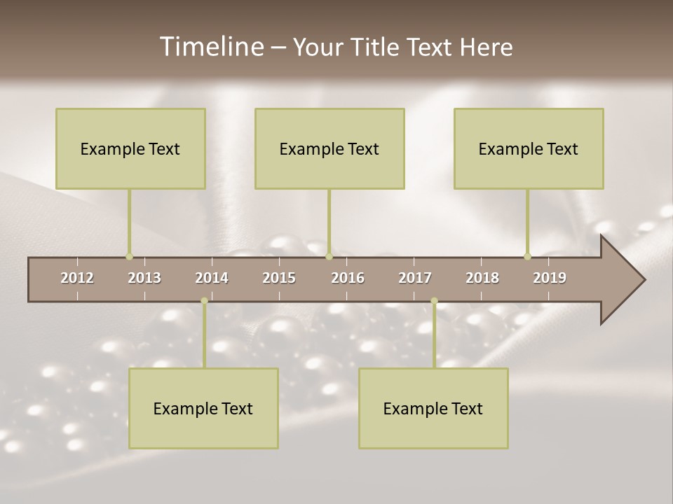 Waves Shine Bedding PowerPoint Template