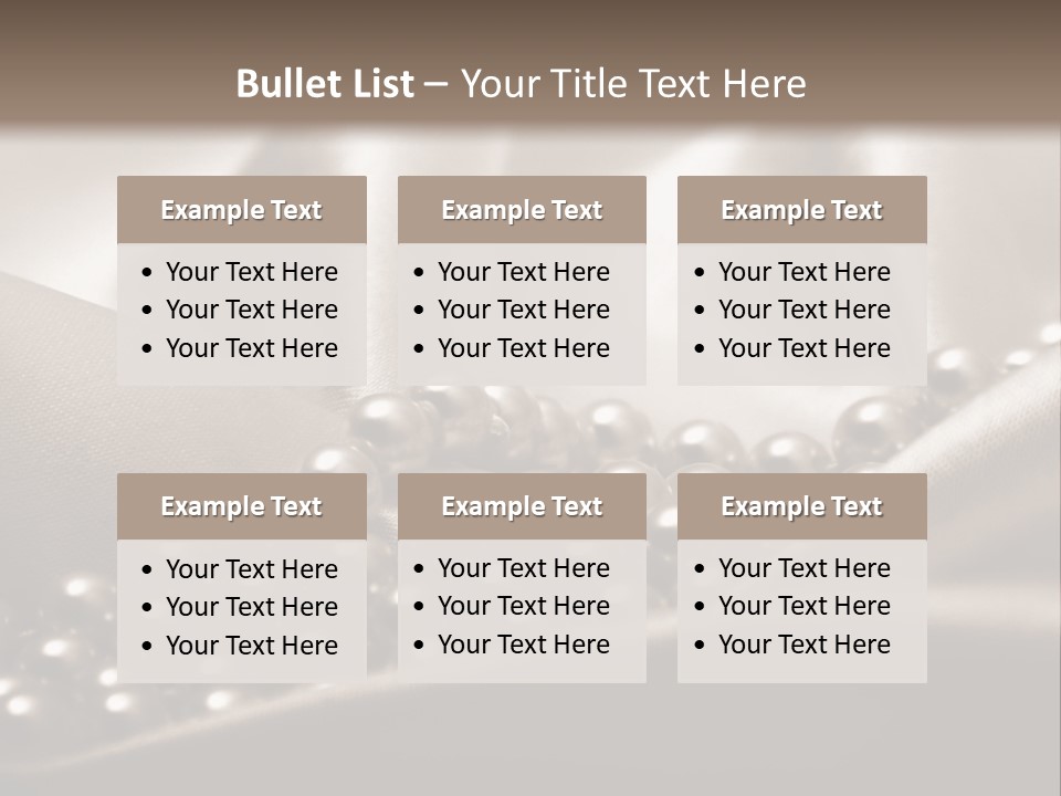 Waves Shine Bedding PowerPoint Template