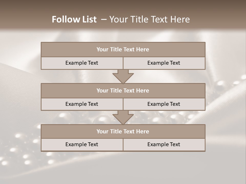 Waves Shine Bedding PowerPoint Template
