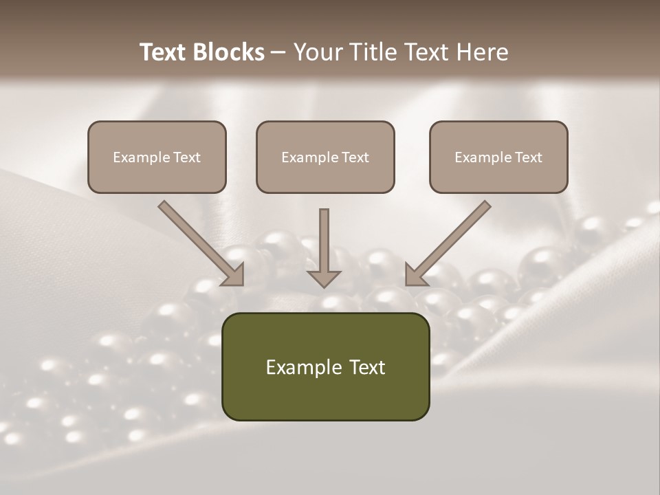 Waves Shine Bedding PowerPoint Template