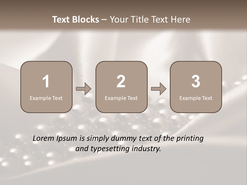 Waves Shine Bedding PowerPoint Template