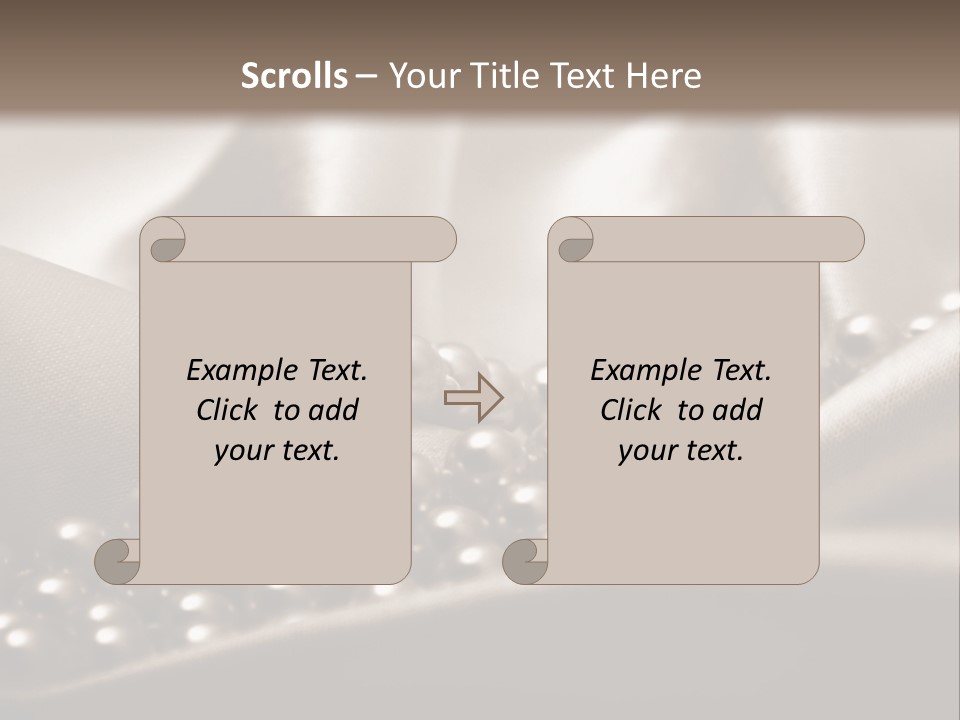 Waves Shine Bedding PowerPoint Template