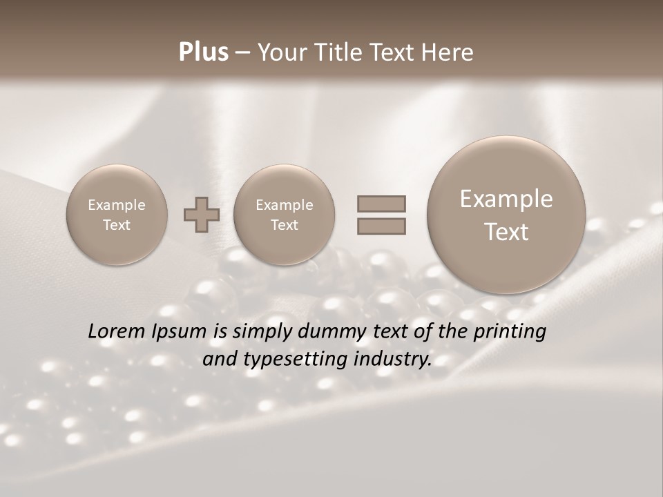 Waves Shine Bedding PowerPoint Template