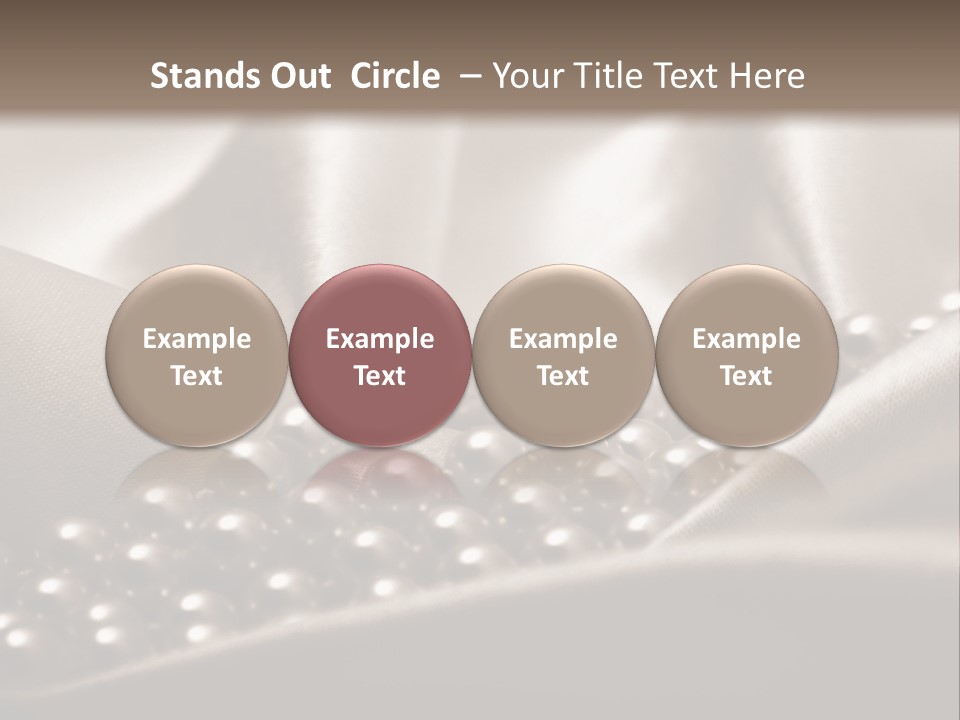 Waves Shine Bedding PowerPoint Template