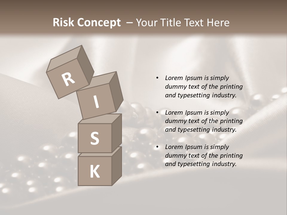 Waves Shine Bedding PowerPoint Template