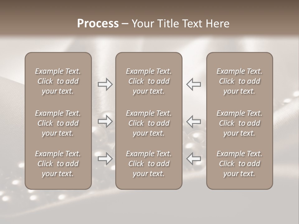 Waves Shine Bedding PowerPoint Template