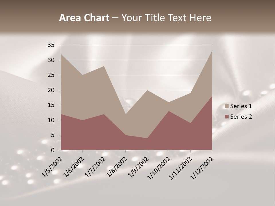 Waves Shine Bedding PowerPoint Template