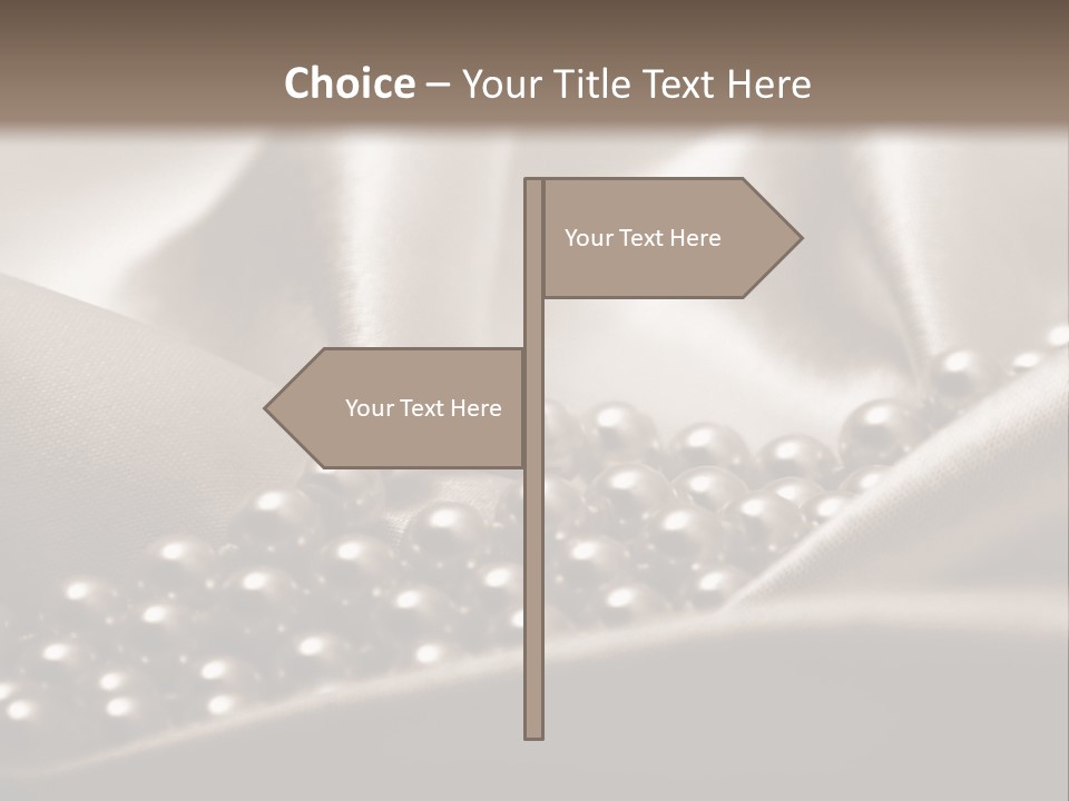 Waves Shine Bedding PowerPoint Template