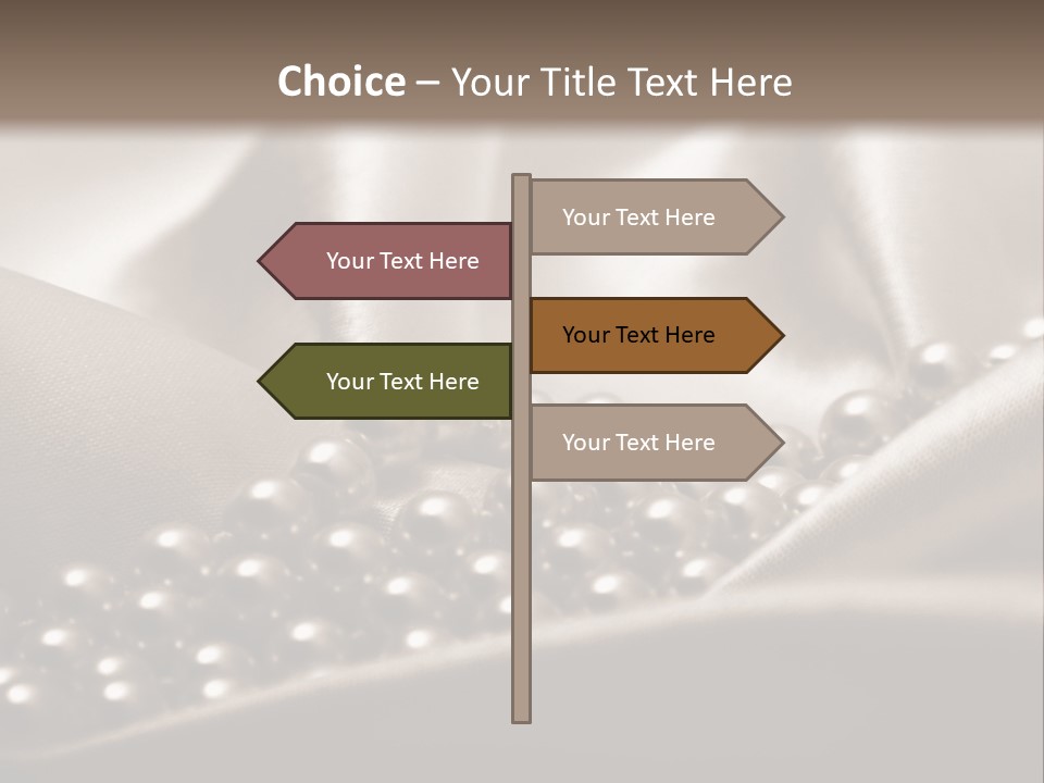 Waves Shine Bedding PowerPoint Template