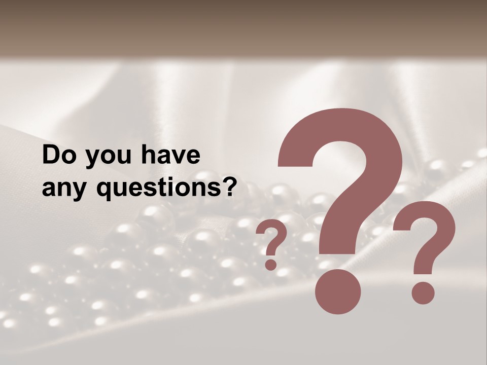 Waves Shine Bedding PowerPoint Template