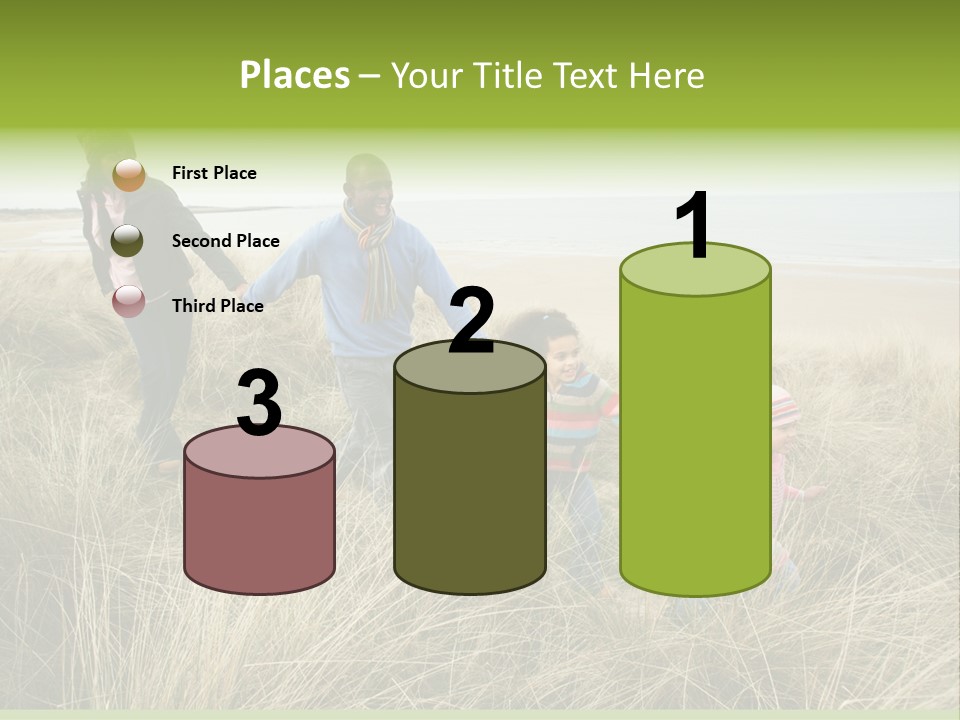 Seaside Winter Autumn PowerPoint Template