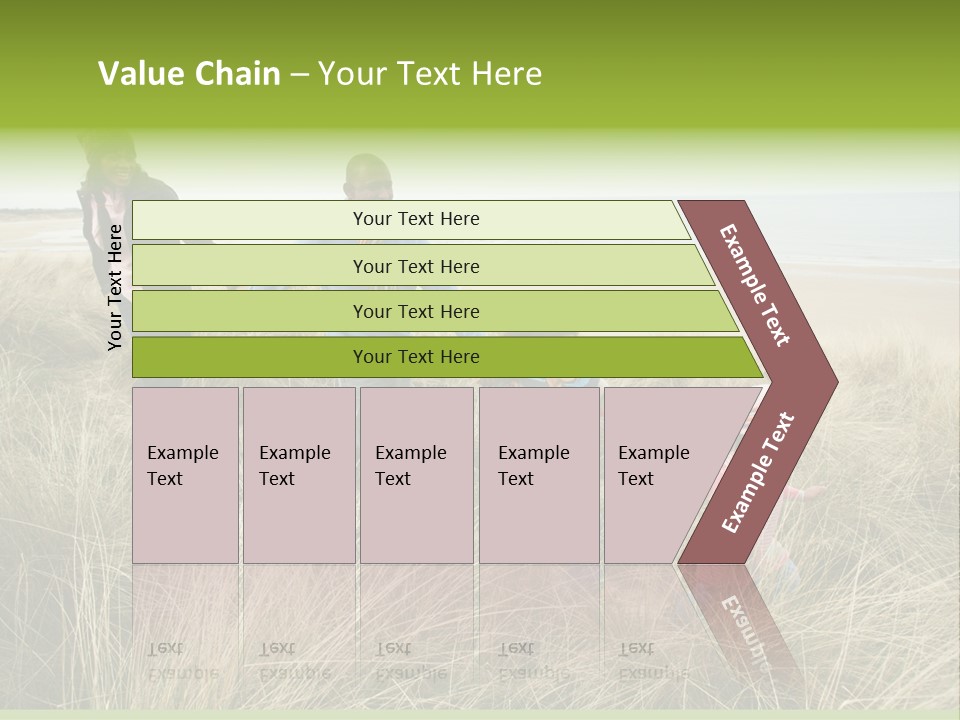Seaside Winter Autumn PowerPoint Template