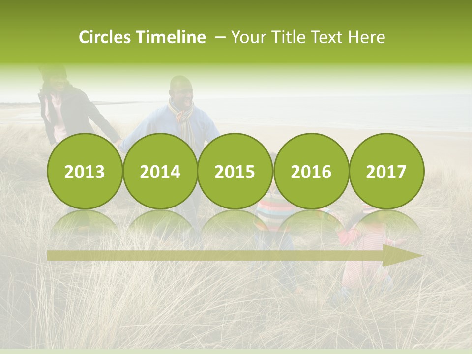 Seaside Winter Autumn PowerPoint Template