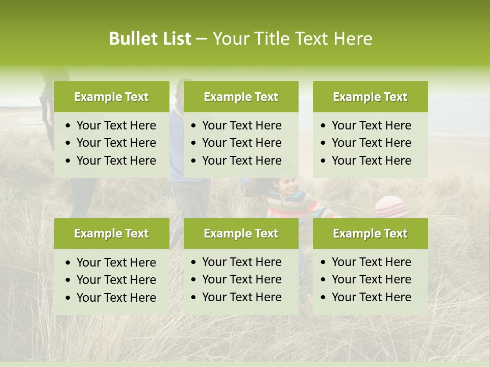 Seaside Winter Autumn PowerPoint Template