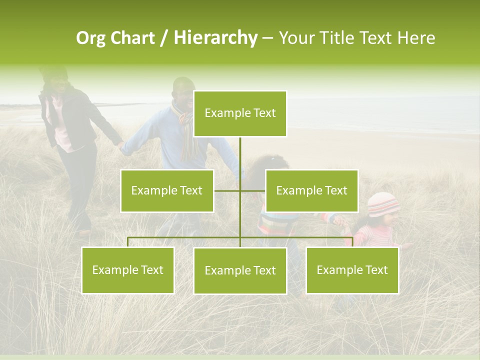 Seaside Winter Autumn PowerPoint Template