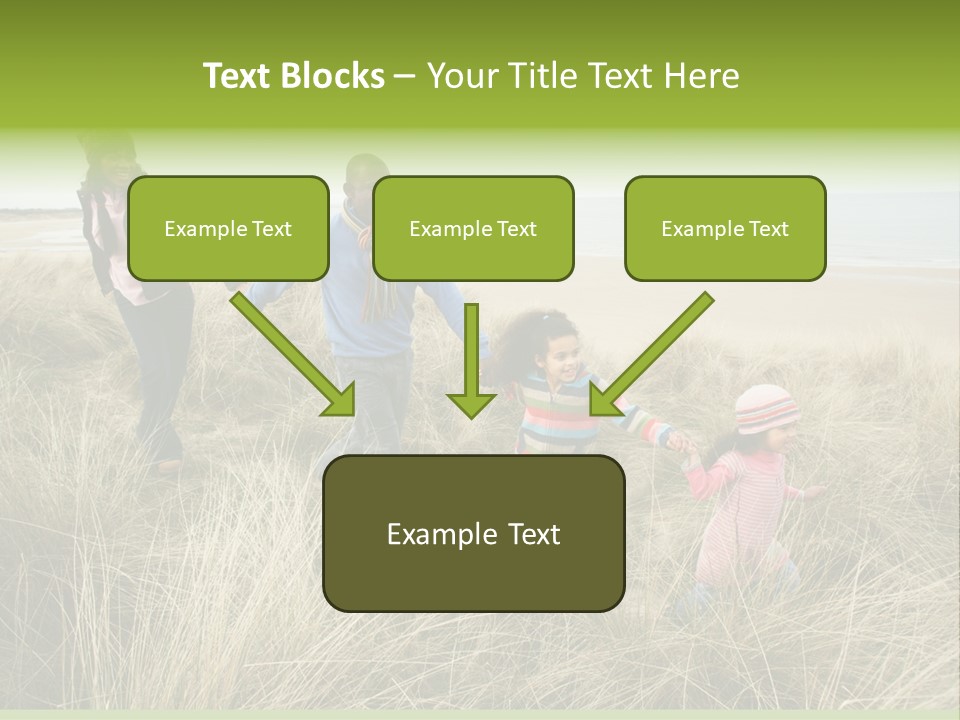 Seaside Winter Autumn PowerPoint Template