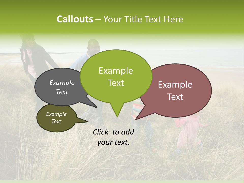 Seaside Winter Autumn PowerPoint Template