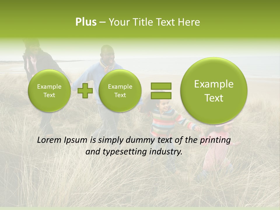 Seaside Winter Autumn PowerPoint Template