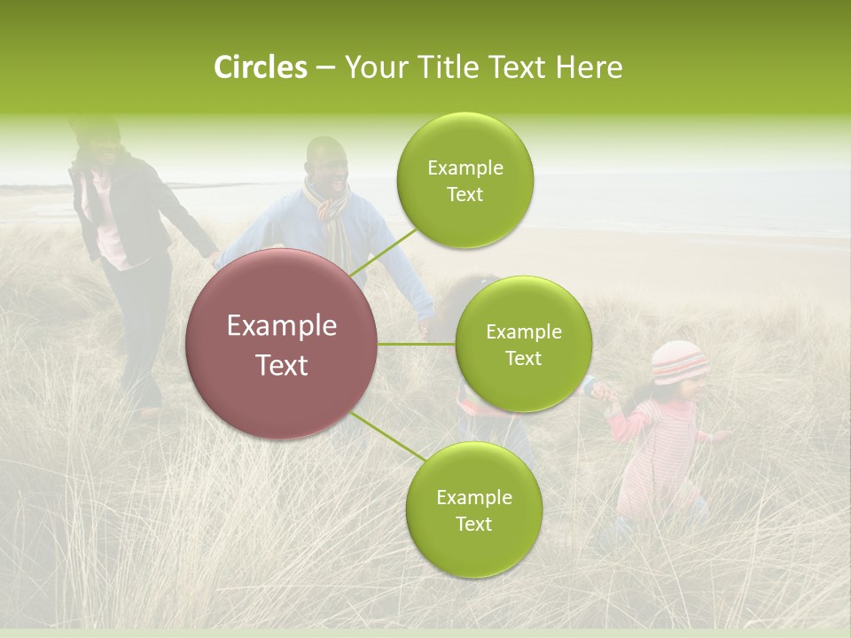 Seaside Winter Autumn PowerPoint Template