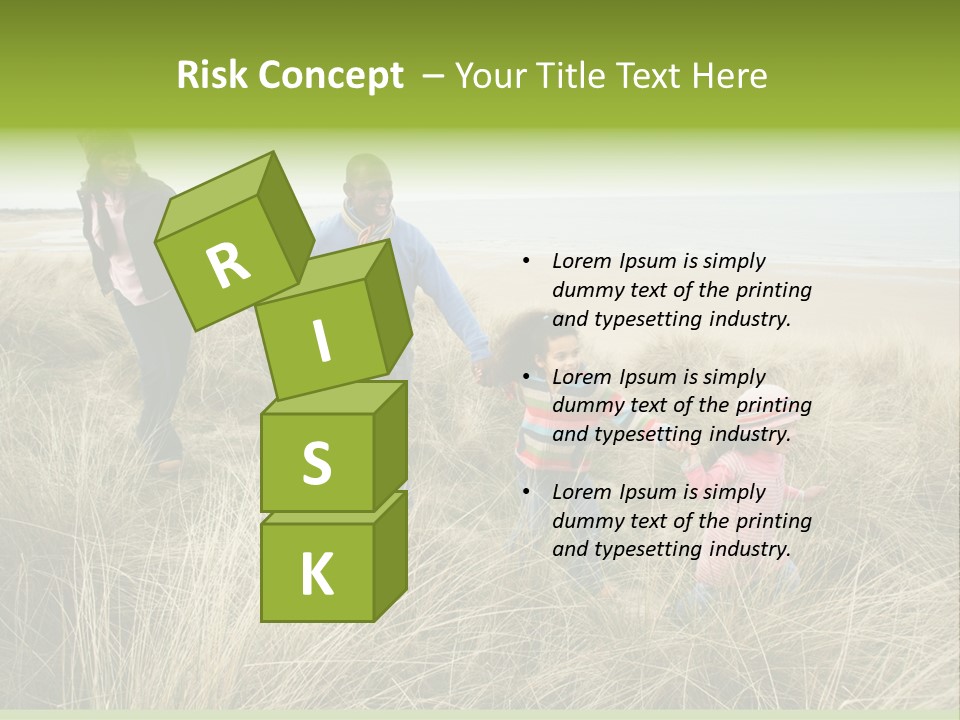 Seaside Winter Autumn PowerPoint Template