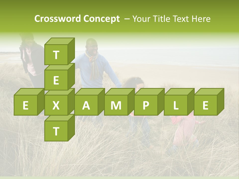 Seaside Winter Autumn PowerPoint Template