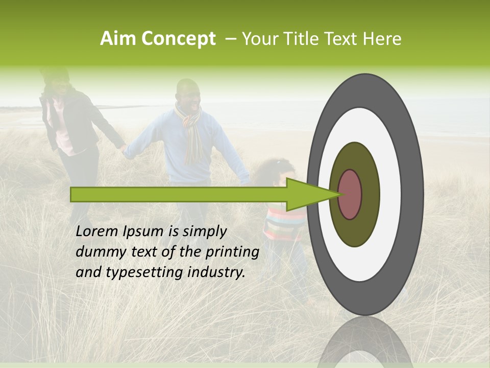 Seaside Winter Autumn PowerPoint Template