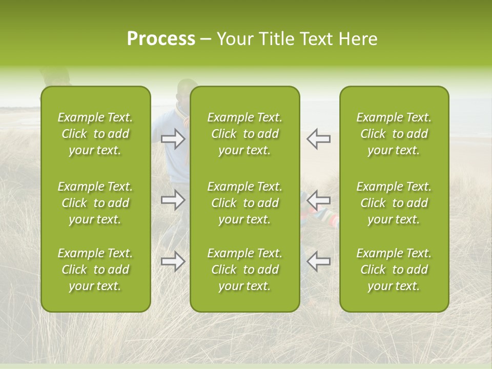 Seaside Winter Autumn PowerPoint Template