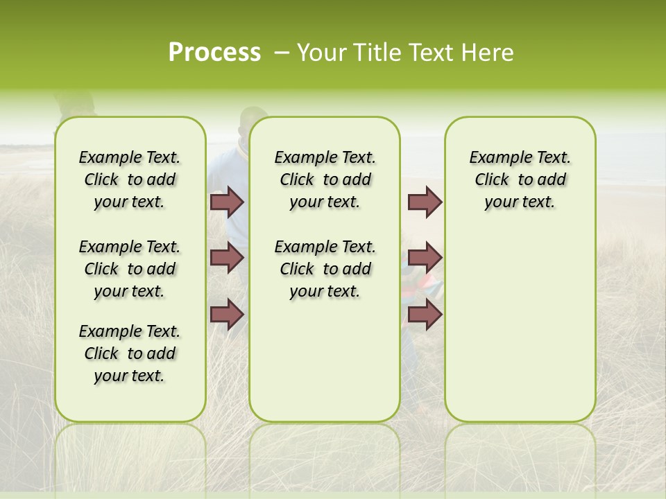 Seaside Winter Autumn PowerPoint Template