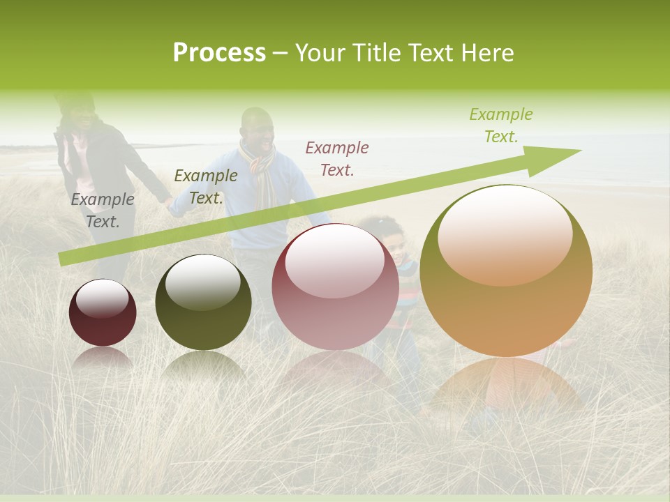 Seaside Winter Autumn PowerPoint Template