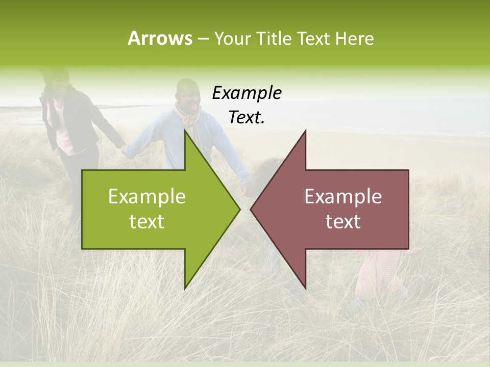 Seaside Winter Autumn PowerPoint Template