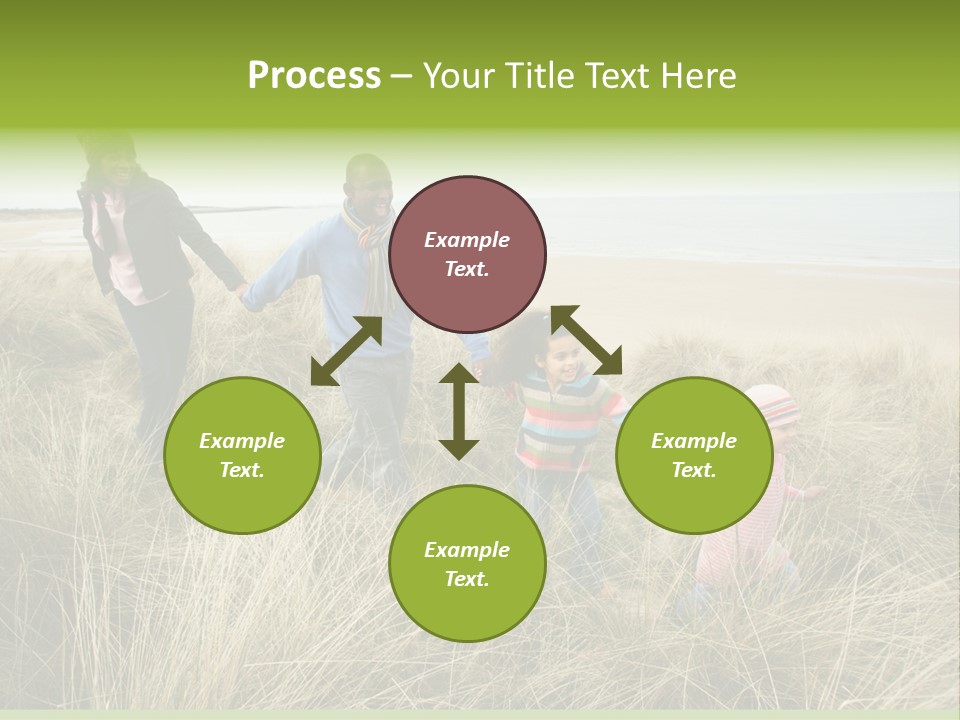 Seaside Winter Autumn PowerPoint Template