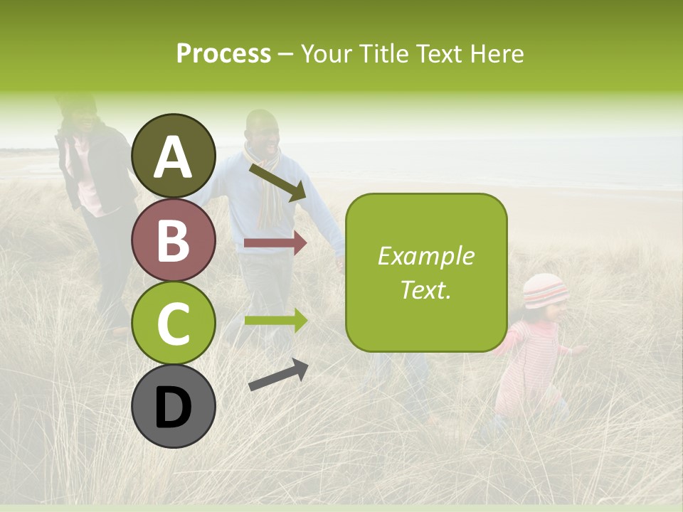 Seaside Winter Autumn PowerPoint Template