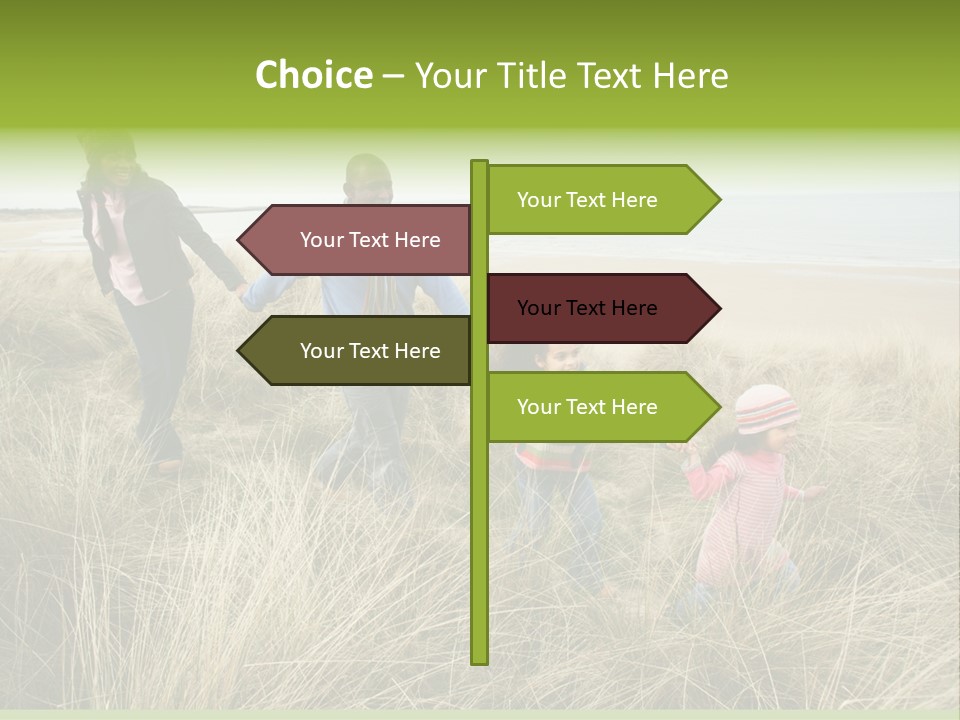 Seaside Winter Autumn PowerPoint Template