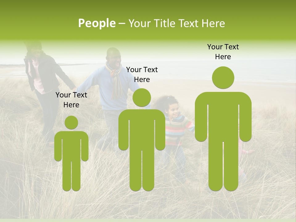 Seaside Winter Autumn PowerPoint Template