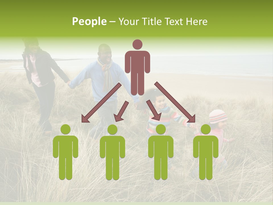 Seaside Winter Autumn PowerPoint Template