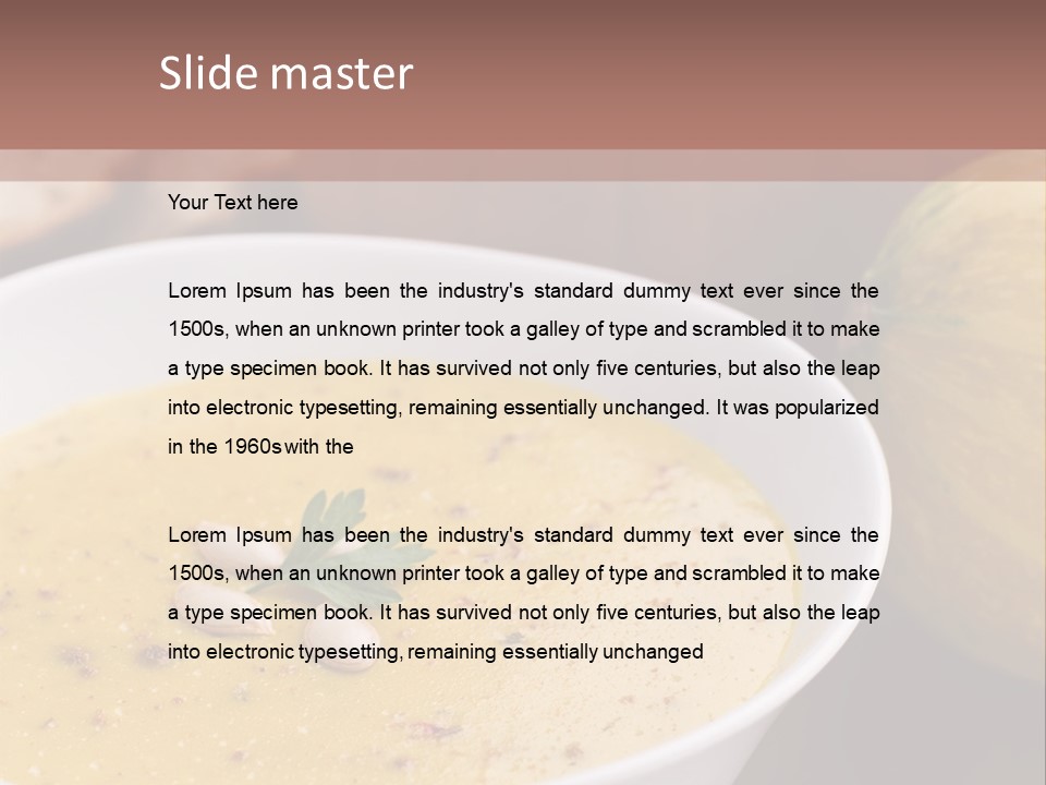 Course Hot Cuisine PowerPoint Template